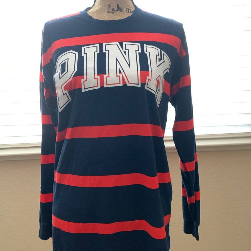 Victoria’s secret PINK striped long sleeve
